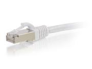 C2G 3FT CAT6 SNAGLESS SHIELDED STP NETWORK PATCH CABLE WHITE