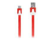 3.3 Flat Micro USB Cable Red