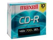 MAXELL 622860 648210 80 MINUTE 700 MB CD R