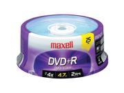 MAXELL 634050 639011 4.7 GB DVD RS 25 CT
