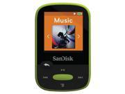 SANDISK SDMX24 008G A46L 8GB 1.44 Clip Sport MP3 Player Lime