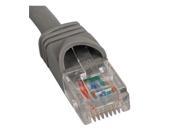PATCH CORD CAT 5E BOOTED 1 FT GRAY