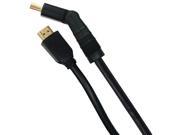 GE 87708 High Speed HDMI R Cable with Ethernet Swivel Connector 6ft