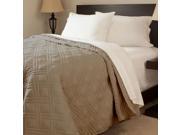 Lavish Home Solid Color Bed Quilt King Chocolate