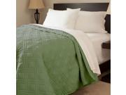 Lavish Home Solid Color Bed Quilt Twin Green