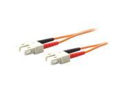 AddOncomputer.com 2m Multi Mode fiber MMF Duplex SC SC OM1 Orange Patch Cable