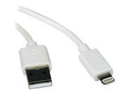 Tripp Lite Lightning to USB iPhone iPod iPad Apple Certified d ...