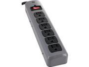 GE 14622 6 Outlet Metal Casing Surge Protector 8ft Cord