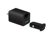ISOUND ISOUND 2155 Wall Car Rubberized Combo Charger Pro Black