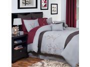 Lavish Home Grace 13 piece Oversized Embroidered Comforter Set Queen