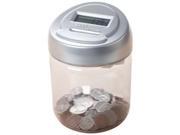 Royal Sovereign DCB10 is a digital coin bank with LED display that keeps track of coin count.