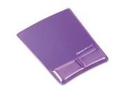 Fellowes Wrist Support Mouse Pad 11.38 x 9 x 1 Purple