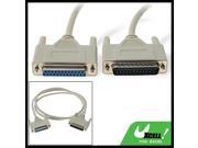 Male to Female DB25 Parallel Printer Extension Cable Xueqw