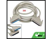 New 3 Meters 37 Pin Male to Female DB37 Extension Cable