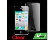 Clear Plastic LCD Screen Protector Film for Apple iPhone 4S