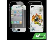 LCD Screen Guard Chinese Traditional Peking Opera Back Sticker for iPhone 4 4S