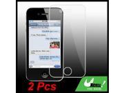 2 Pcs Clear LCD Screen Protector Film for Apple iPhone 4S