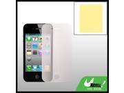 Clear Orange Touch Screen Guard Protector for iPhone 4 4G
