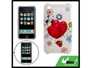 Hard Plastic Back Case Protector Wht for iPhone 3G 3GS