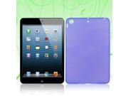 Purple Soft Plastic Case Cover Protector for Apple iPad Mini