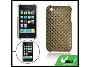 Checked Coated Plastic Case Cover for Apple iPhone 3G