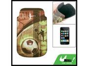 Playing Football Printed Sleeve Bag for iPhone 3G 3GS