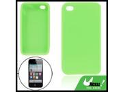 Grass Green Silicone Skin Case Cover for Apple iPhone 4
