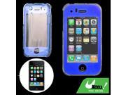 New Style Blue Crystal Plastic Case Cover for iPhone 3G
