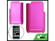 For iPhone 3G Purple Plastic Back protector Cover Pink