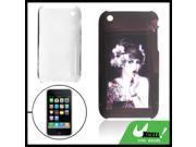 Coffee Back Case Beauty Print Cover for Apple iPhone 3G