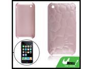 Plastic Irregular Pattern Hard Back Protector Cover for iPhone 3G