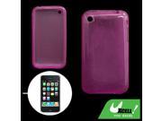 Protective Soft Plastic Pink Cover for Apple iPhone 3G