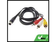 56 7 Pin S Video to 3 RCA RGB TV HDTV Adapter Cable