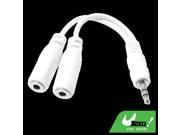 Audio Headphone Splitter Adapter Cable for iPod MP3