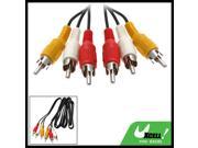 1.15M 3 RCA Male to 3 RCA Male Audio Video AV Cable
