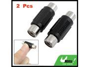 2 x RCA Female to Female Coupler Adapter Connector Kczym