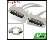 Male to Male Parallel DB25 Pin Printer Extension Cable Gchwj