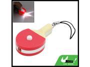 LED Pingpong Bat 2 in 1 Cell Phone String Strap Red