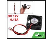 30mm x 30mm x 10mm 3010S 12V 0.13A 2Pin Brushless DC Cooling Fan