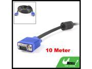 10 Meter Long 15 Pin VGA Male to Male Cable for CRT LCD Computer