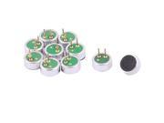 2 Terminal MIC Capsule Electret Condenser Microphone 6mm x 2.7mm 10 Pcs