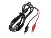Black Red Alligator Testing Clip BNC Video Adapter Cable 1.5M