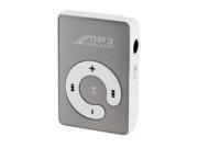 Micro SD TF Card Reader Slot Mini USB Port Portable Clip MP3 Player White