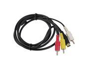 1.45m 4 Pin S Video to 3 RCA Male AV Composite Cable