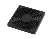 Black Plastic Grill Foam Dust Filter for 120x120mm Cabinet Cooling Fan