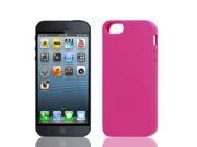 Hot Pink Soft Plastic Case Cover Guard Shell for Apple iPhone 5 5S