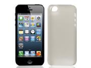 Gray Plastic 0.3mm Ultra Thin Matte Case Cover Slim for Apple iPhone 5 5G 5S