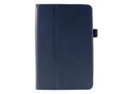 Dark Blue Faux Leather Flip Folio Stand Case Cover for ASUS 7 FonePad ME371