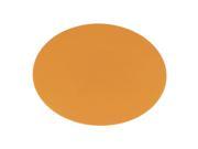 19cm OD Orange Round Silicone Mouse Pad Mat for Notebook PC Computer