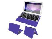 Purple Full Body Wrap Protector Decal Skin Cover Screen Film for Macbook Air 13